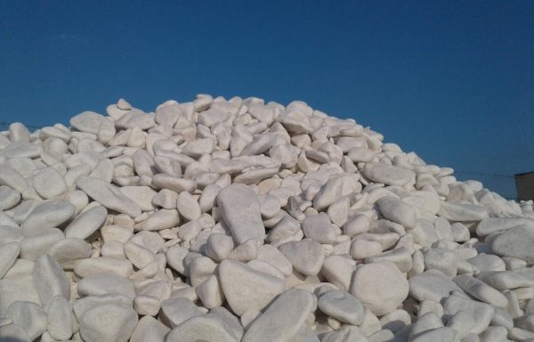 otoczaki śnieżnobiałe 10-60 mm Kamienie Mosina